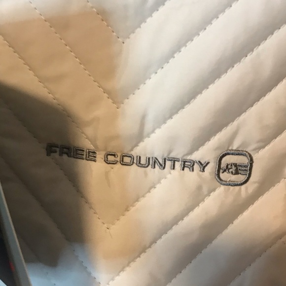 Free Country Womens Small White Reversible Vest - Picture 3 of 7